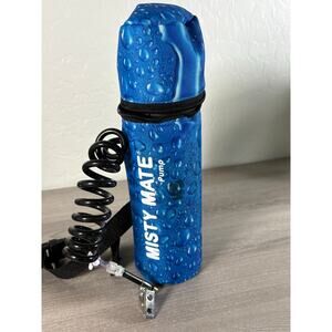 Misty Mate Pump Personal Portable Air Cooler Mister-16 ounce- Blue Black- EUC